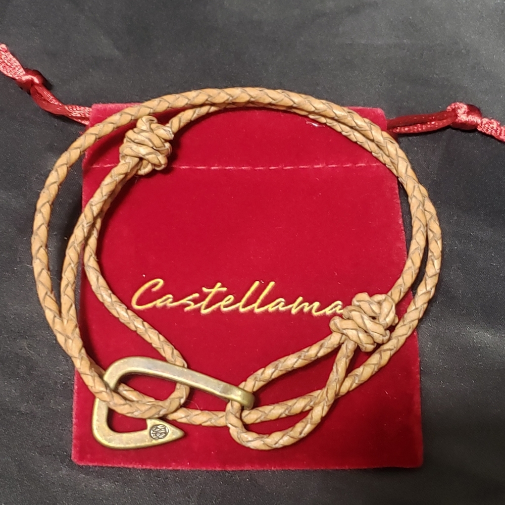 Unisex! Castellamare by Invicta 💯 Leather Camel NWT - Picture 6 of 7